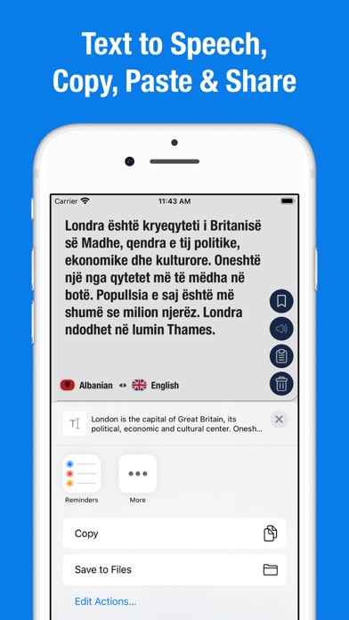 English to Albanian Screenshot