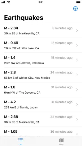 Game screenshot Earthquakes - US & Worldwide apk