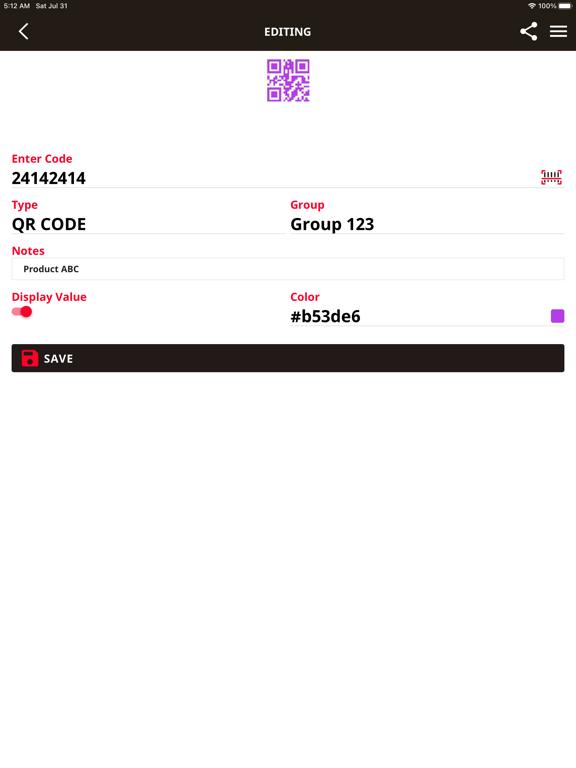 Screenshot #6 pour Générateur QR et Code-barres