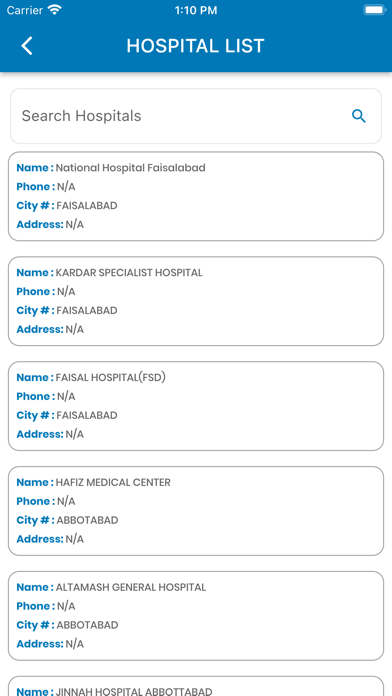 IGI HEALTH Screenshot