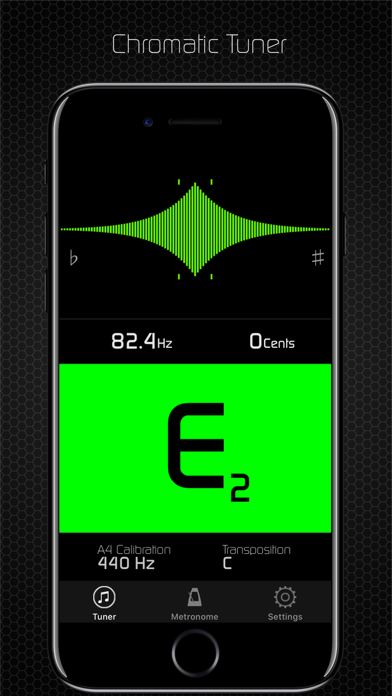 Screenshot #1 pour Chroma Tuner & Metronome