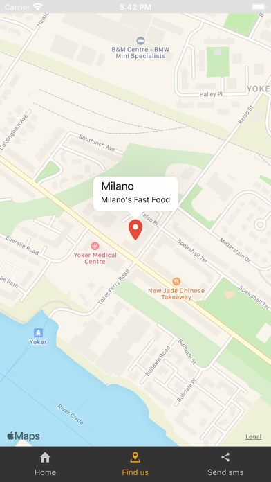 Milano's Fast Food Glasgow Screenshot