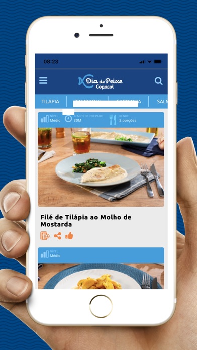 Dia de Peixe Receitas Screenshot