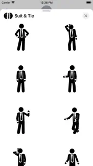 suit & tie animated emotes iphone screenshot 3