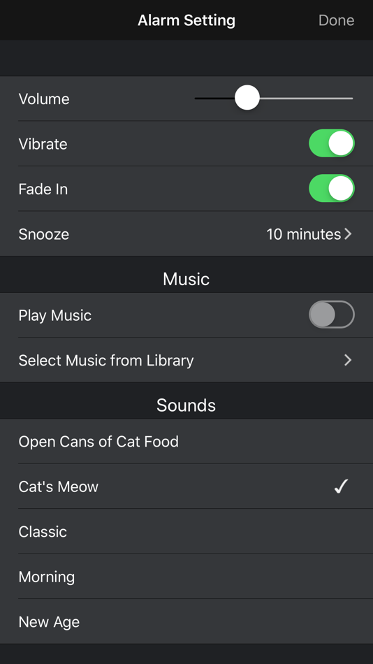 #4. Cat Alarm Clock :3 (iOS) 由: HANBUNCO, INC.
