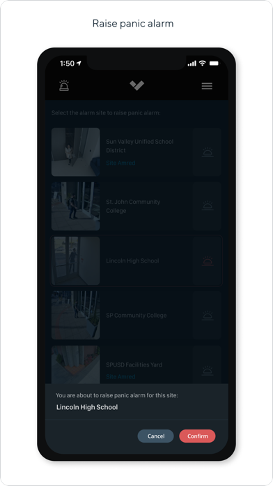 Verkada Classic Alarms Screenshot
