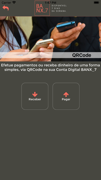 Banx7 - Conta Digital Screenshot