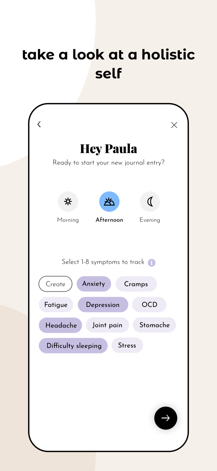 Joyster Daily Symptom Tracker