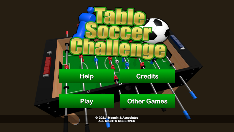 #1. Table Soccer Challenge (iOS) By: Magnin & Associates