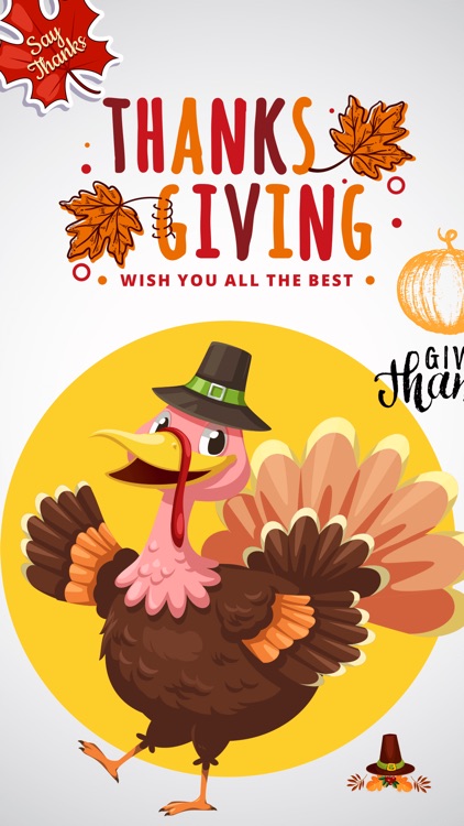 Thanksgiving Holidays Stickers