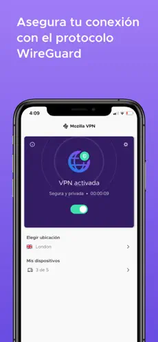 Captura 2 Mozilla VPN: segura y privada iphone
