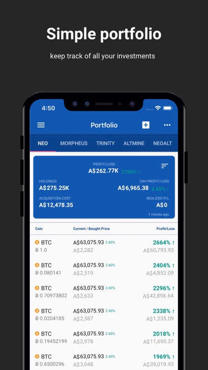 Crypto Portfolio Alert Tracker screenshot-3