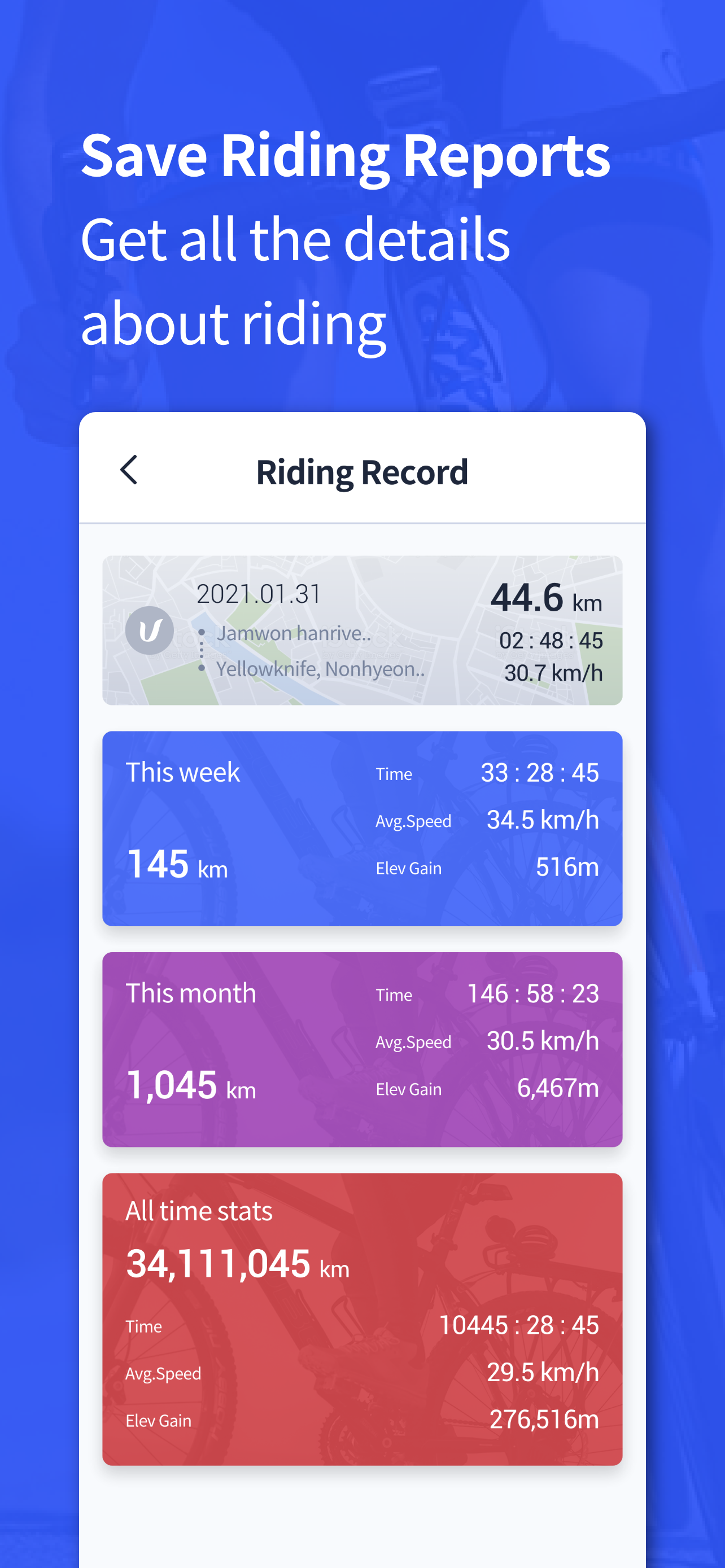 Veloga Cycle: Ride & Track