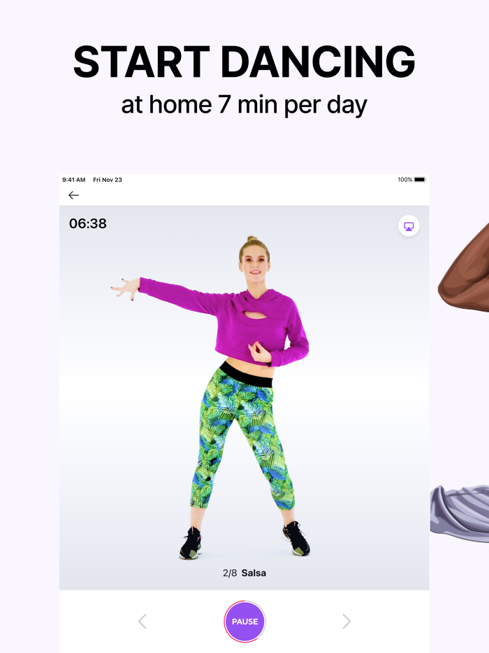 Organic Dance Weight Loss App