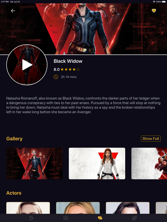 Screenshot #6 pour Cubohub Movies & Cinema
