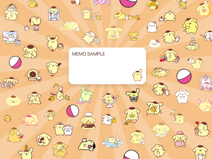 Notepad Sanrio characters