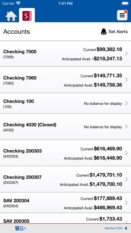 FIRST SECURITY BANK BUSINESS screenshot-3