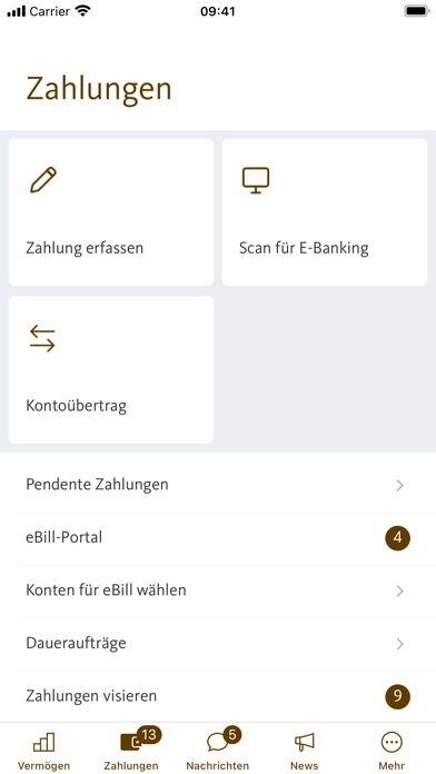 Bernerland Bank Screenshot