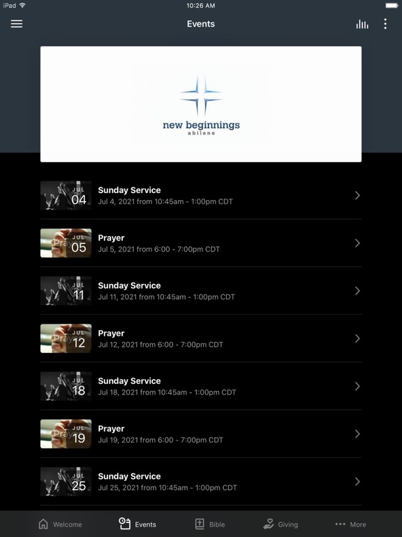 Screenshot #5 pour New Beginnings Church Abilene