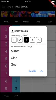 putting edge scorecard iphone screenshot 4