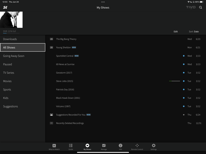 SE Next powered by Tivo