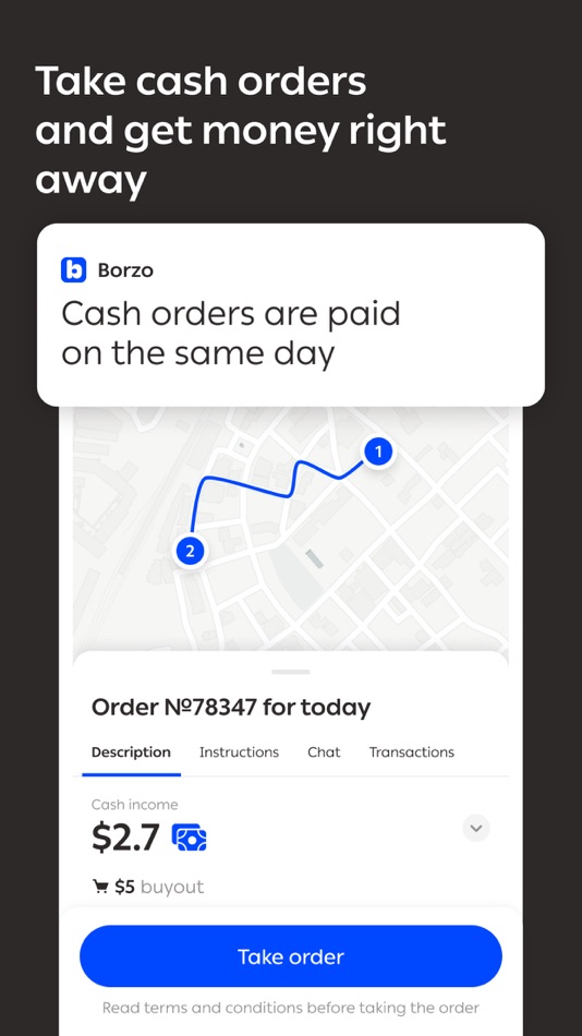 #5. Borzo: Delivery Partner App (iOS) 由: INCRIN LIMITED