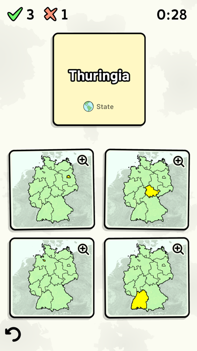 States of Germany Quiz Screenshot
