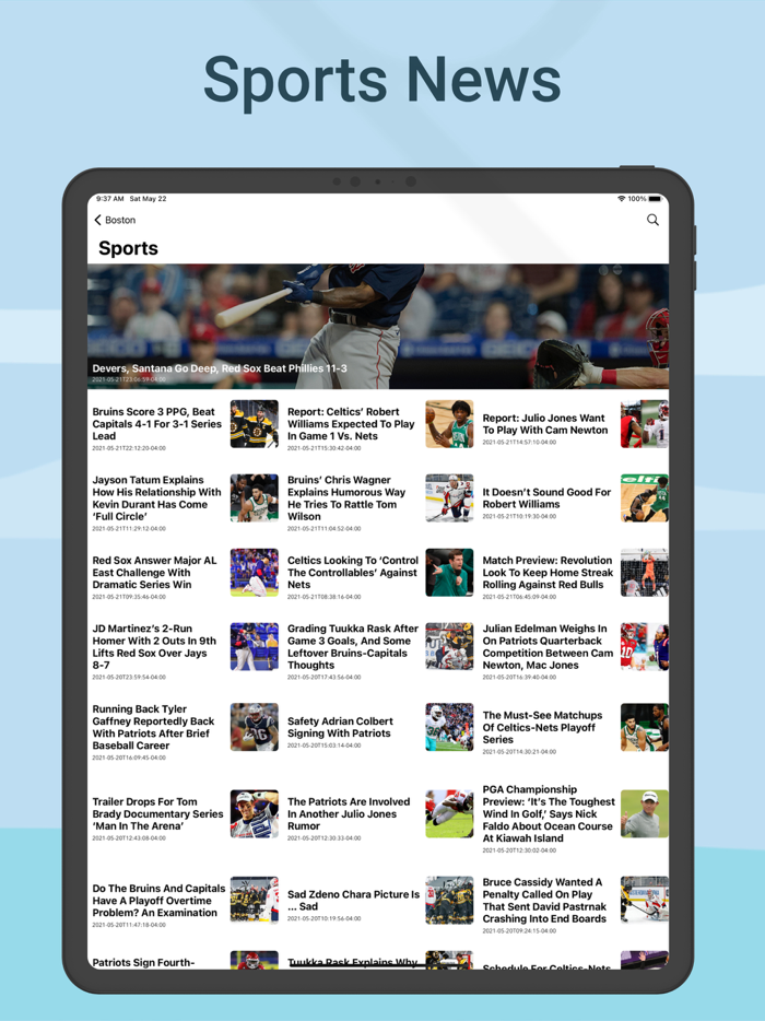 Boston Local News Sports