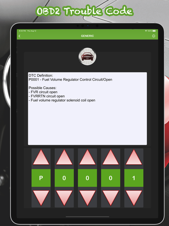 Screenshot #6 pour OBD2 Enhance Trouble Code Lite