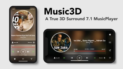3D Surround 7.1 MusicPlayer Screenshot 1 - AppWisp.com 3D Surround 7.1 MusicPlayer Screenshot 1 - AppWisp.com
