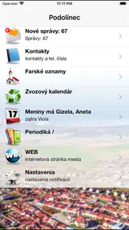 podolínec iphone screenshot 1