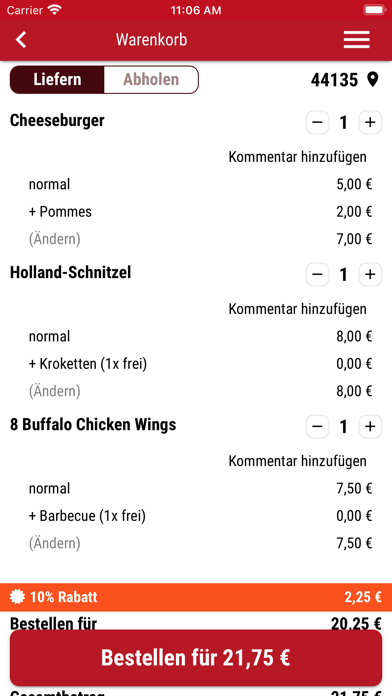 Pizzeria al Lago Dortmund Screenshot