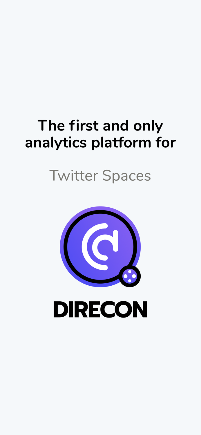 Direcon for Twitter Spaces
