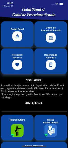 Game screenshot Codul Penal si de Procedura mod apk