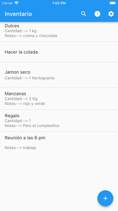 Inventario rápido y sencillo