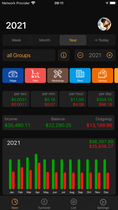 Live Budget - Money Manager Screenshot