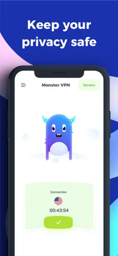 Screenshot 1 Monster VPN Safe Private Proxy iphone