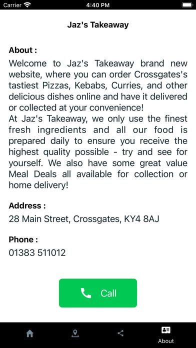 Jaz's Takeaway Crossgates Screenshot