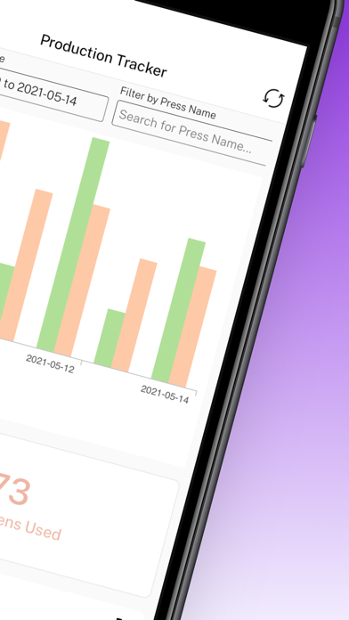 Production Tracker by Grid Screenshot