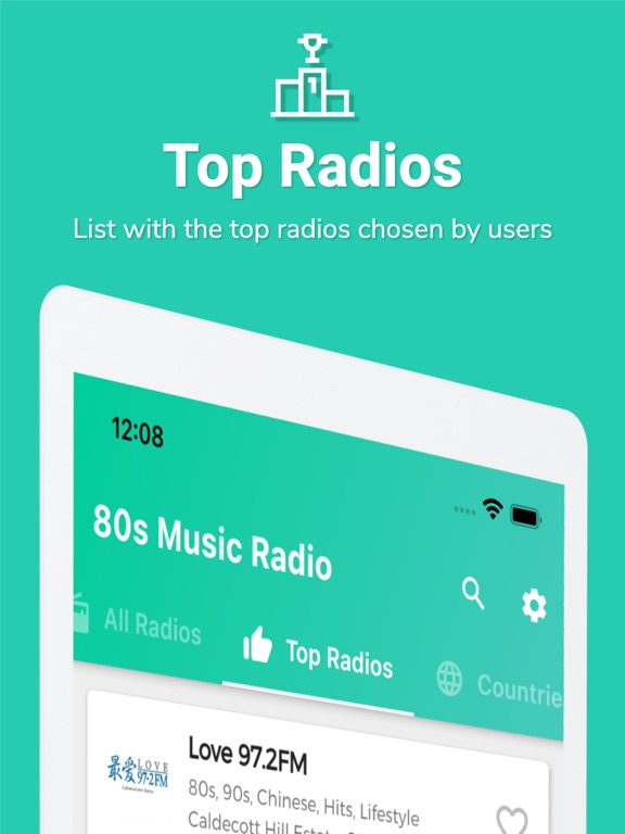 80s Radio Music iPad screenshot 7 - Music app