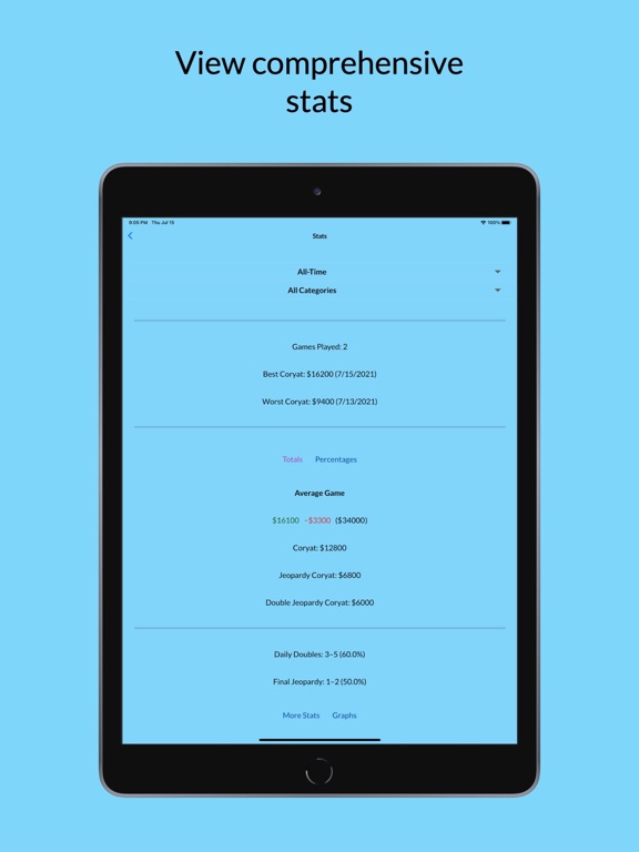 Screenshot #5 pour Coryat — J! Scorekeeper