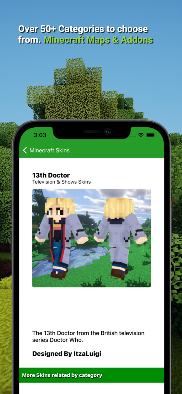 Addons for Minecraft PE - Skin