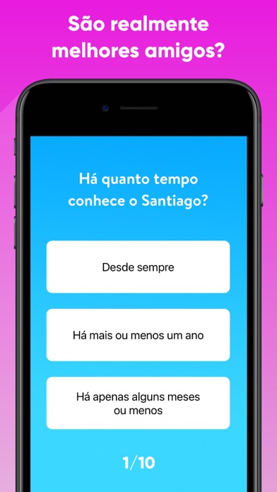Teste de amizade - Teste BFF