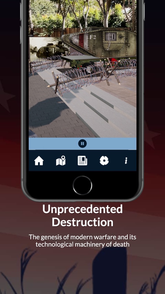 #5. WWI Memorial Virtual Explorer (iOS) Bởi: U.S. Foundation for the Commemoration of the World Wars