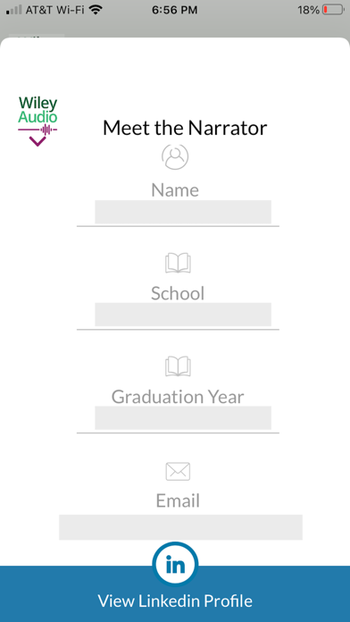 Wiley Audio iPhone screenshot 5 - News app