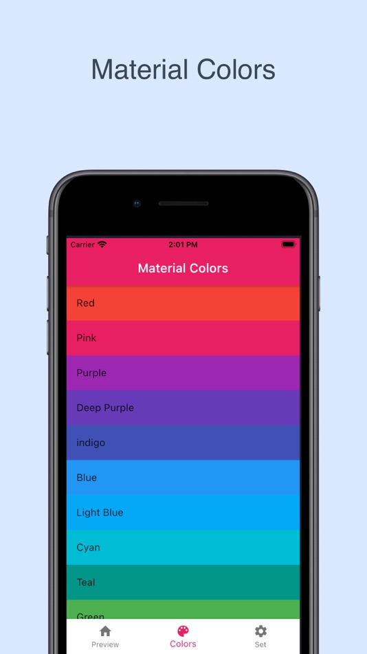 #2. Material Color (iOS) By: 猜成都