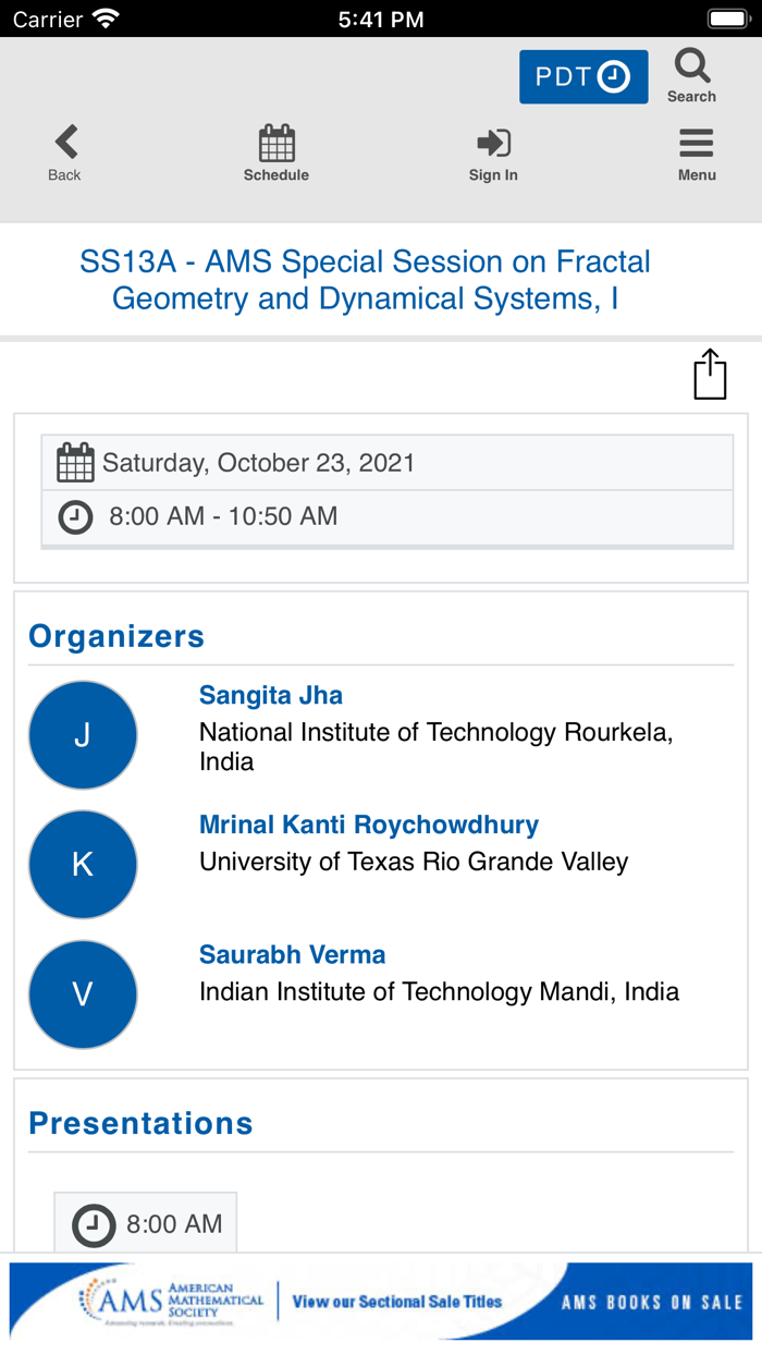 AMS Fall Western 2021