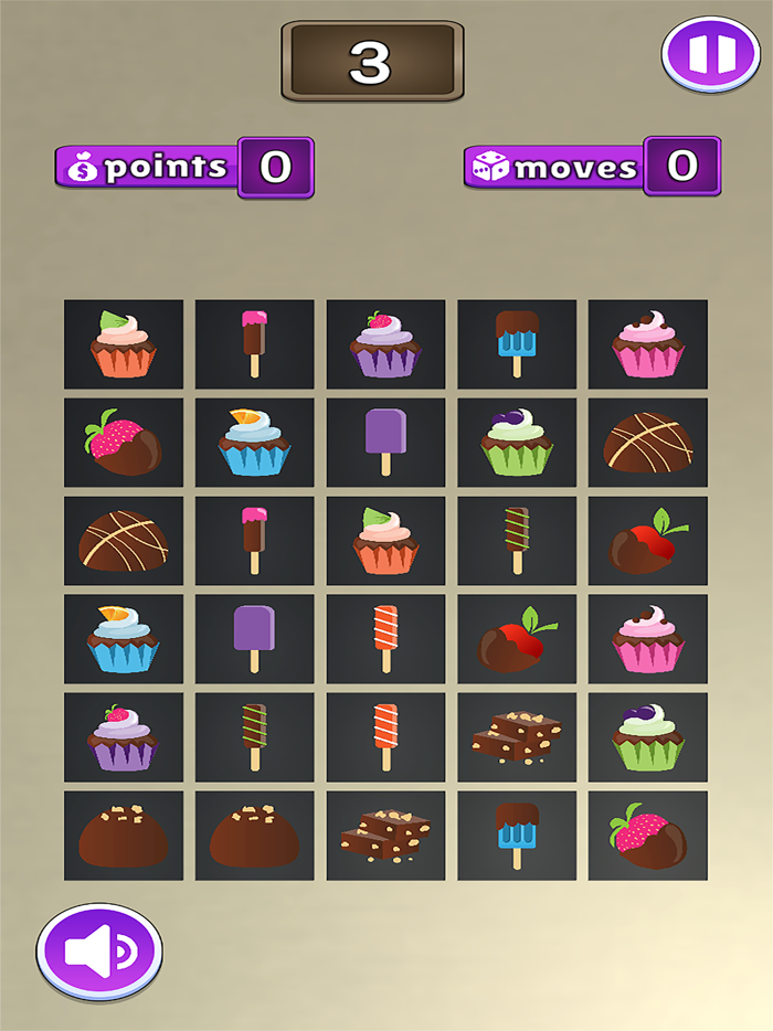 Memory game - matching cards.