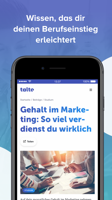 Talto: Studentenjob & Jobsuche Screenshot