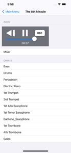 Erskine Big Band App, CURNOW screenshot #1 for iPhone